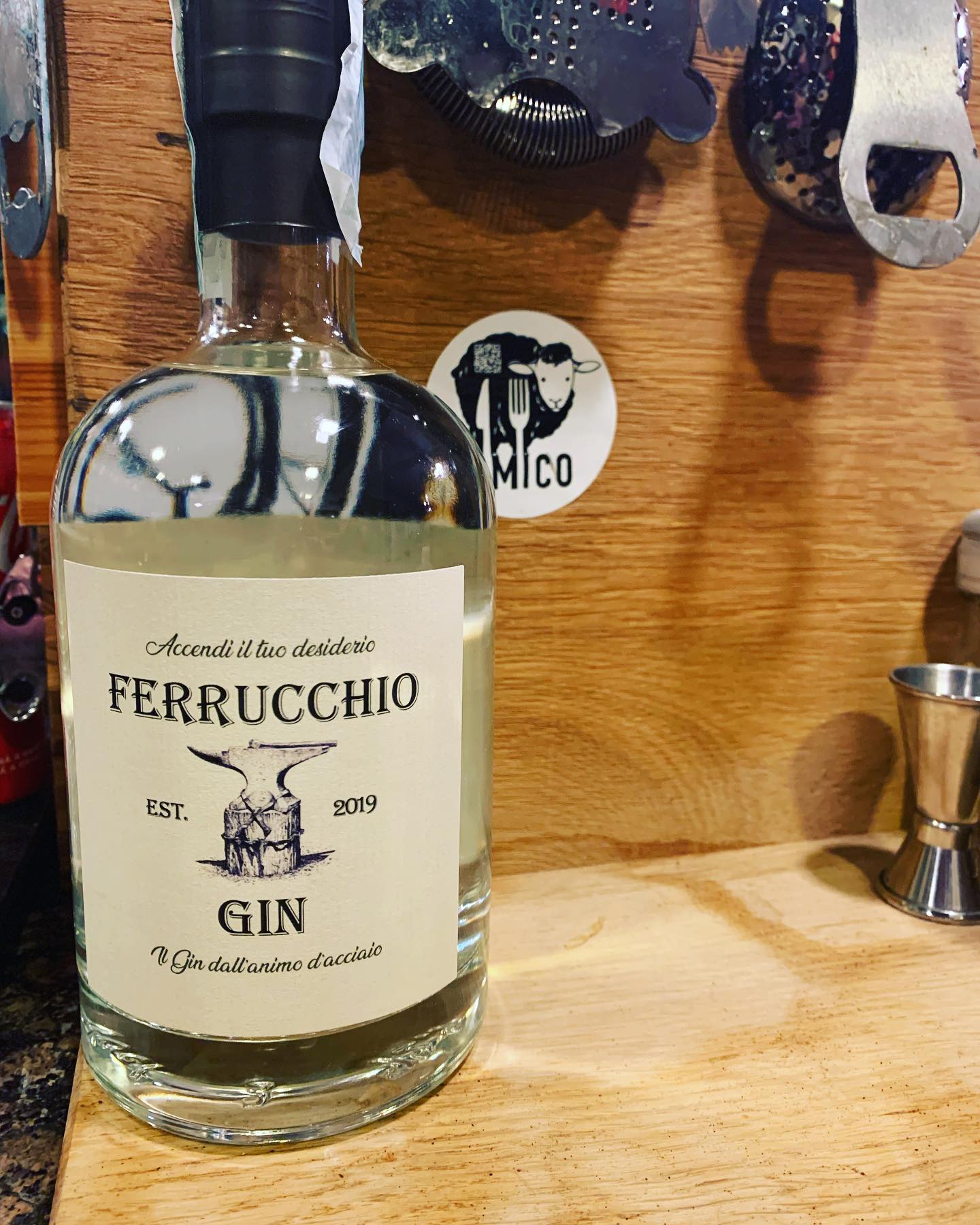 Gin Ferrucchio in giardino